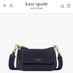 Kate Spade Morgan Denim Double Up Crossbody